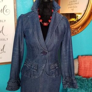 Jeanology Collection 2 PC Skirt Suit
